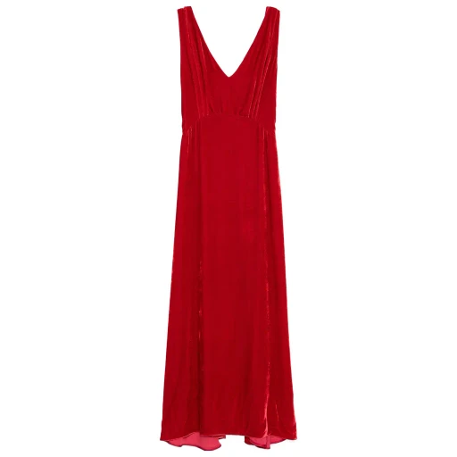 V-Neck Sleeveless Dress