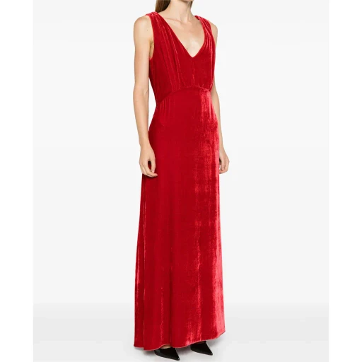 V-Neck Sleeveless Dress