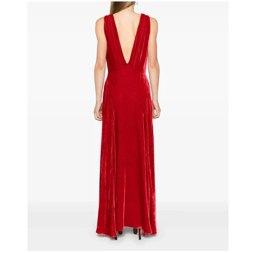 V-Neck Sleeveless Dress