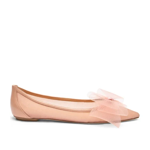 Leather Ballerina Shoes
