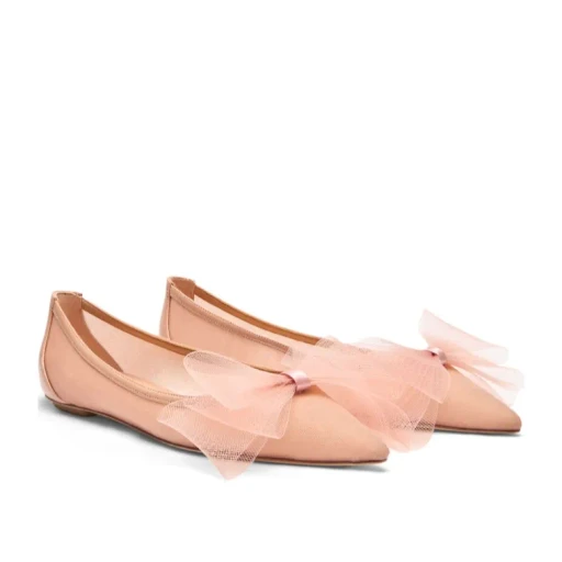Leather Ballerina Shoes