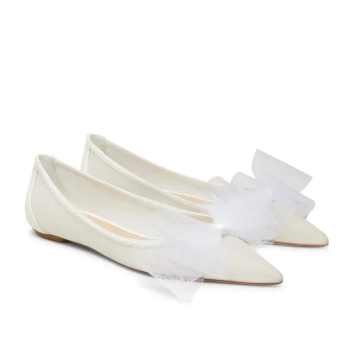 Blushing Bow Ballerina Shoes