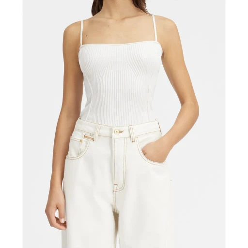 Jacquemus Ribbed Singlet Top