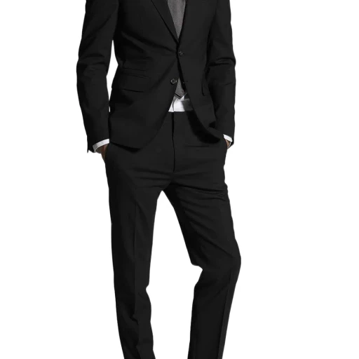 Single-Breasted Wool Suit