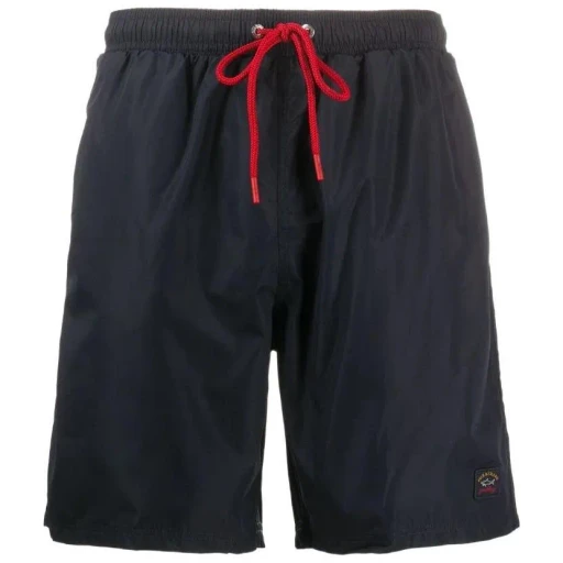 Logo-Patch Drawstring Swim Shorts