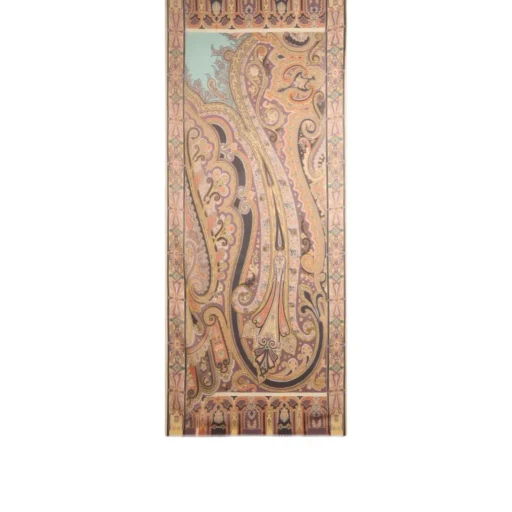 Etro Placed Printed Satin Scarf