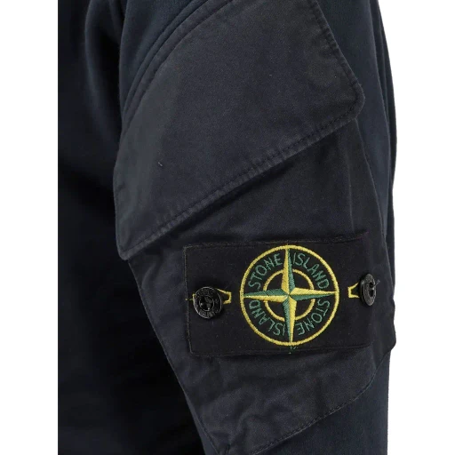 Stone Island Logo Patch Crewneck Sweatshirt
