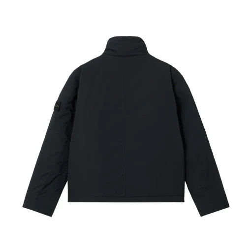 Stone Island Logo Patch High Neck Jacket