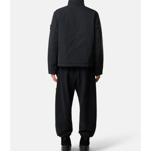 Stone Island Logo Patch High Neck Jacket