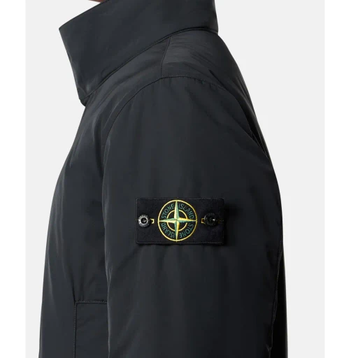 Stone Island Logo Patch High Neck Jacket