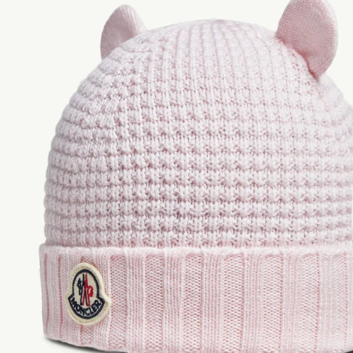 Moncler Enfant Logo Patch Beanie