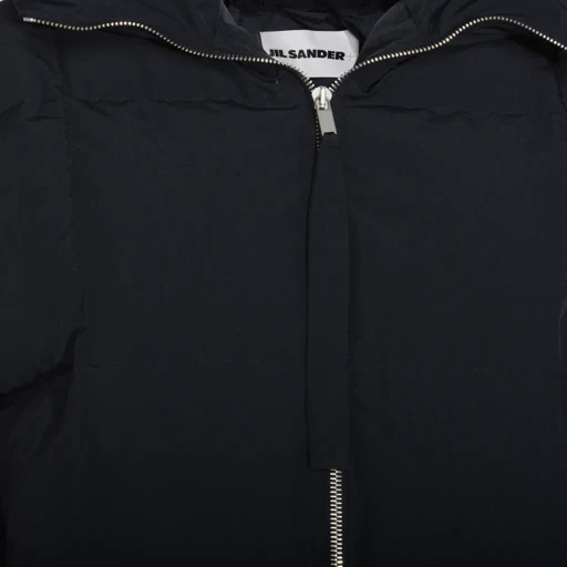 Jil Sander Zip-Up Hooded Down Coat