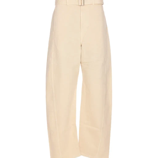 Lemaire Belted Straight-Leg Trousers