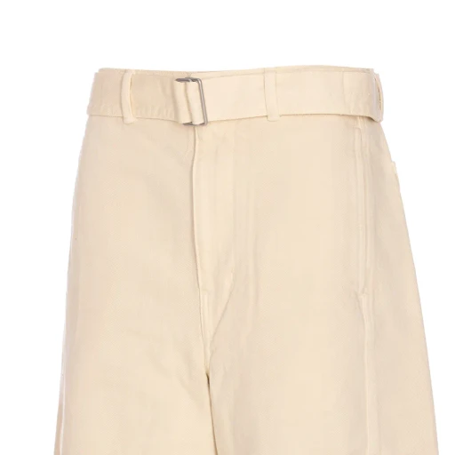 Lemaire Belted Straight-Leg Trousers