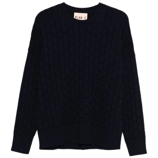 Plan C Ribbed Pullover Knitwear