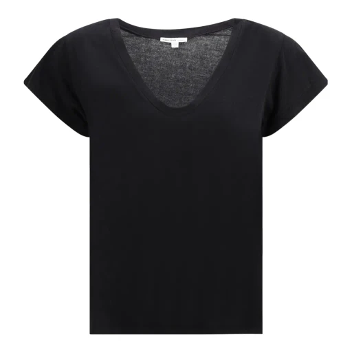 James Perse Crepe Jersey Oversized Short Sleeve Crew T-Shirt