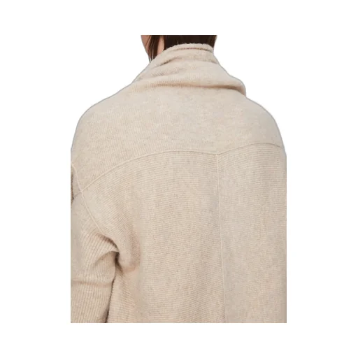Rick Owens Concordians Runway Long Cardigan In Dna Dust Alpaca Knit