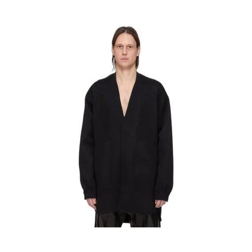 Rick Owens Concordians Runway Concordians Shirt In Black Vicuna