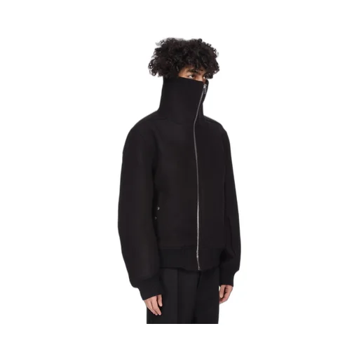 Rick Owens Concordians Runway Blixa Dracucollar In Black Melton