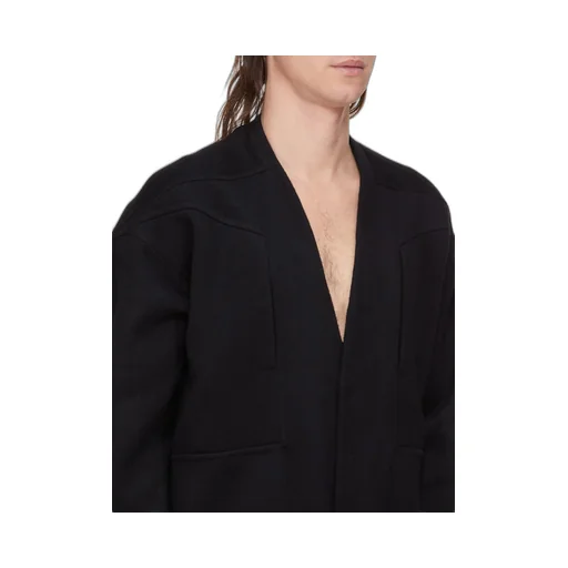 Rick Owens Concordians Runway Concordians Shirt In Black Vicuna