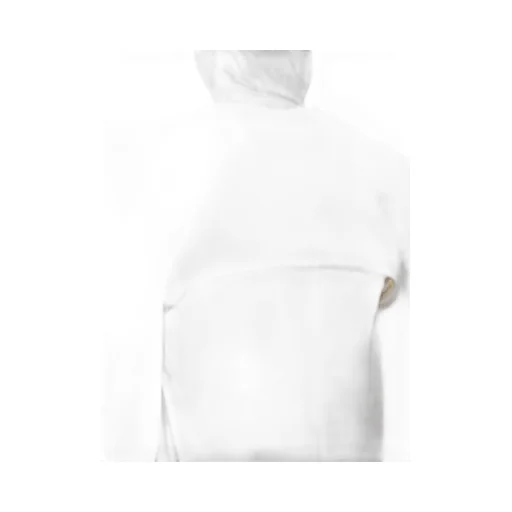 Rick Owens Concordians Runway Tight Pullover Jkt In Milk Albino Shearling