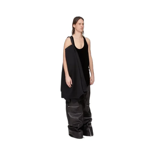 Rick Owens Concordians Runway Concordians Shirt In Black Vicuna