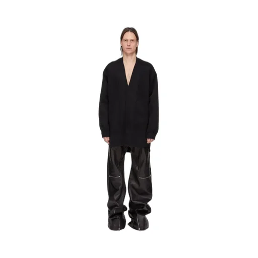 Rick Owens Concordians Runway Concordians Shirt In Black Vicuna