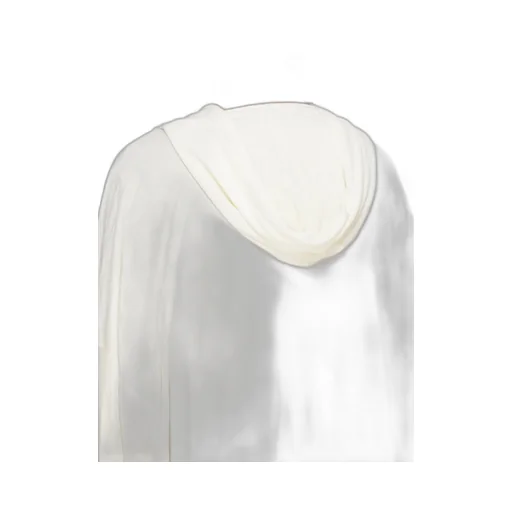 Rick Owens Concordians Runway Ls Kaftan Knee In Natural Silk Wool Jersey