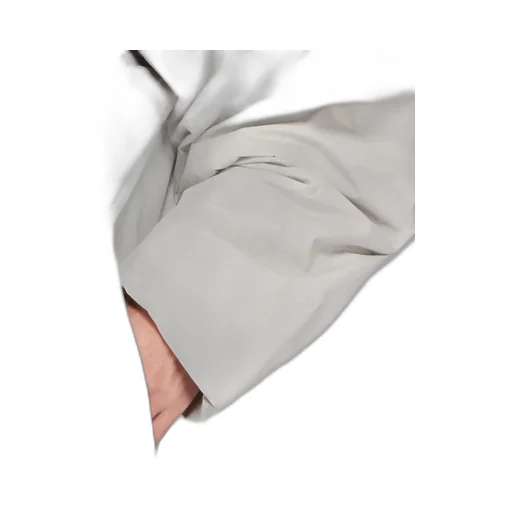 Rick Owens Concordians Runway Gimp Mac Big Shoulders In Pearl Matte Nylon