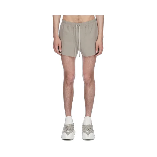 Rick Owens Temple Boxer Swimmer In Taupe Swim Jersey