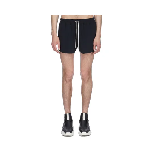 Rick Owens Temple Boxer Swimmer In Black Swim Jersey