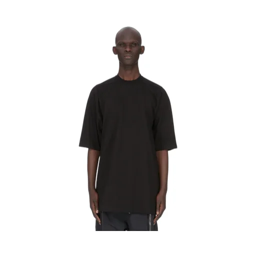 Rick Owens Temple Jumbo Ss T In Black Heavy Jersey