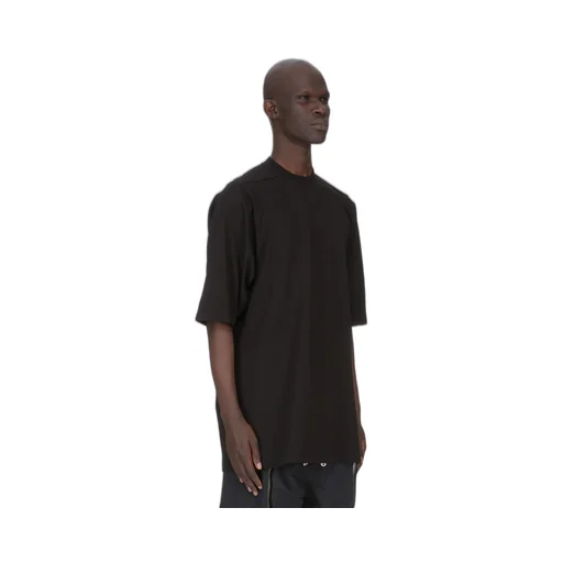 Rick Owens Temple Jumbo Ss T In Black Heavy Jersey
