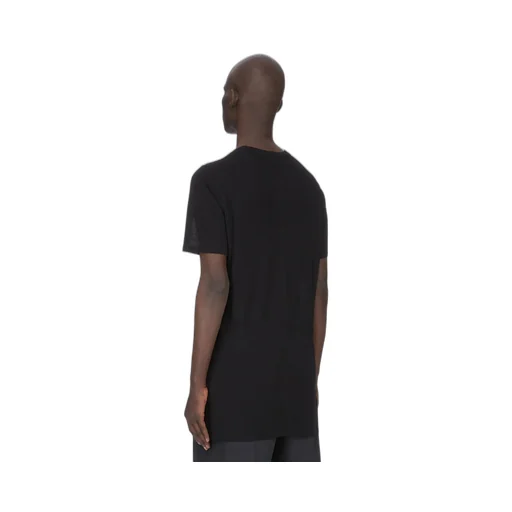 Rick Owens Temple Level T In Black Viscose Silk Jersey