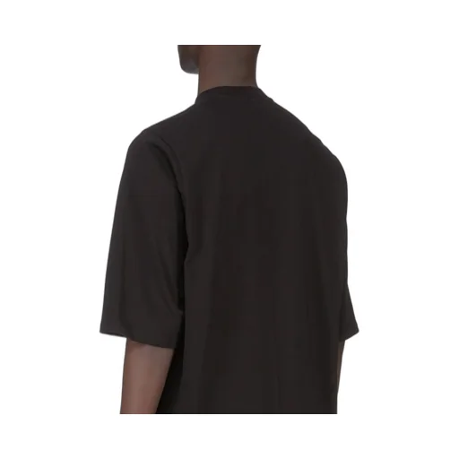 Rick Owens Temple Jumbo Ss T In Black Heavy Jersey