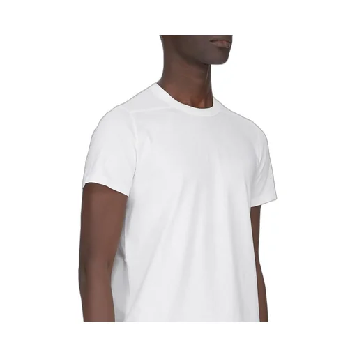 Rick Owens Temple Short Level T In Milk Classic Cotton Jersey