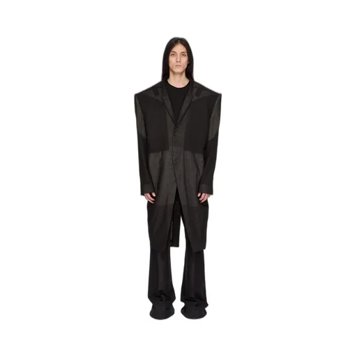 Rick Owens Temple Brad T In Black Classic Cotton Jersey