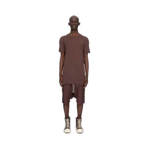 Rick Owens Temple Level T In Macassar Viscose Silk Jersey