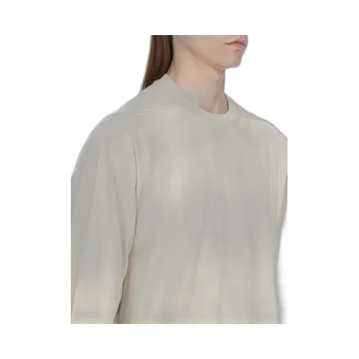 Rick Owens Temple Jumbo Ss T In Sand Classic Cotton Jersey