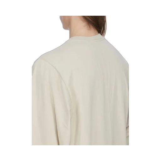 Rick Owens Temple Jumbo Ss T In Sand Classic Cotton Jersey