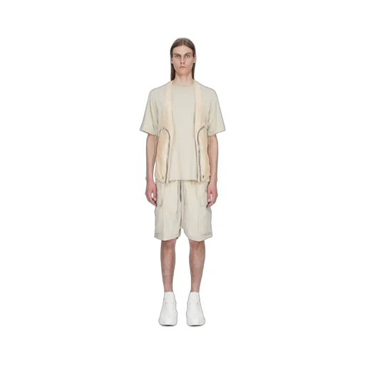 Rick Owens Temple Brad T In Sand Classic Cotton Jersey