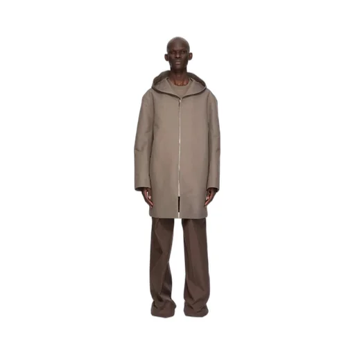 Rick Owens Temple Short Level T In Dust Classic Cotton Jersey