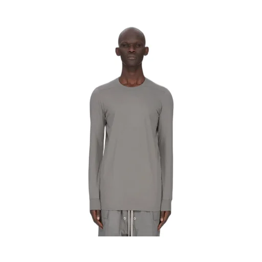 Rick Owens Temple Level Ls T In Euca Classic Cotton Jersey