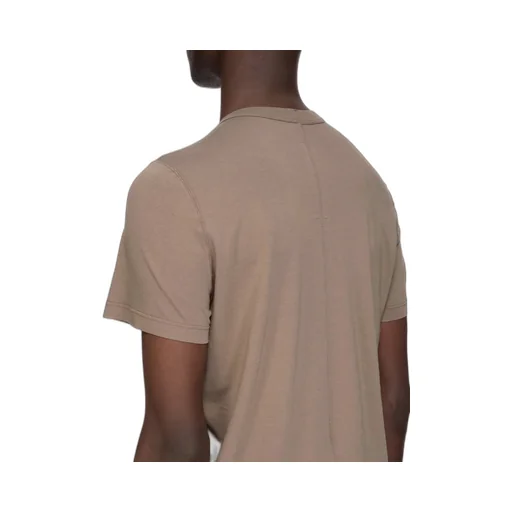 Rick Owens Temple Short Level T In Dust Classic Cotton Jersey