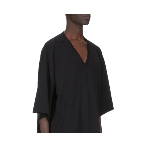 Rick Owens Temple V Tommy T In Black Classic Cotton Jersey