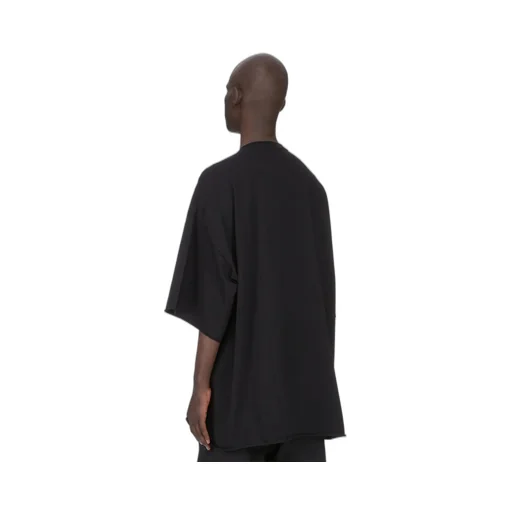 Rick Owens Temple V Tommy T In Black Classic Cotton Jersey