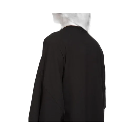 Rick Owens Temple Tommy T In Black Classic Cotton Jersey