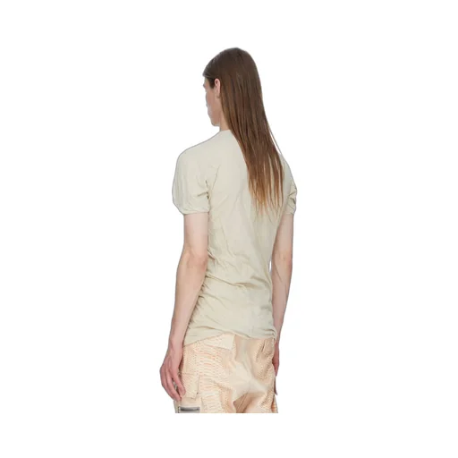 Rick Owens Temple Double Ss T In Sand Unstable Cotton