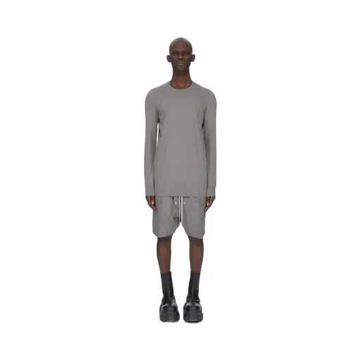Rick Owens Temple Level Ls T In Euca Classic Cotton Jersey