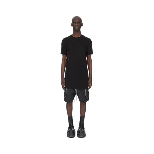 Rick Owens Temple Level T In Black Viscose Silk Jersey